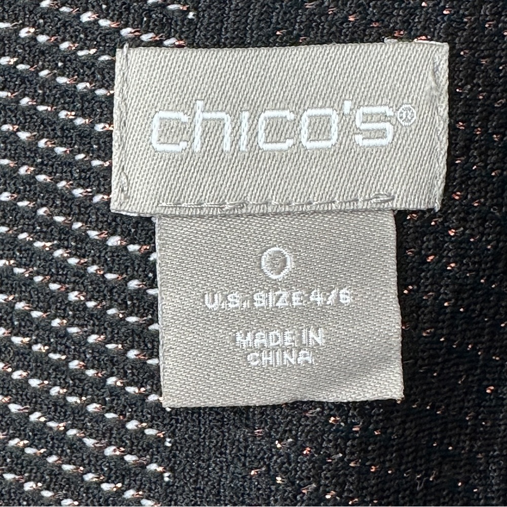 Chico’s Stripe Shine Duster Jacket 0 (4/6)
Black Brown Copper - Picture 9 of 12